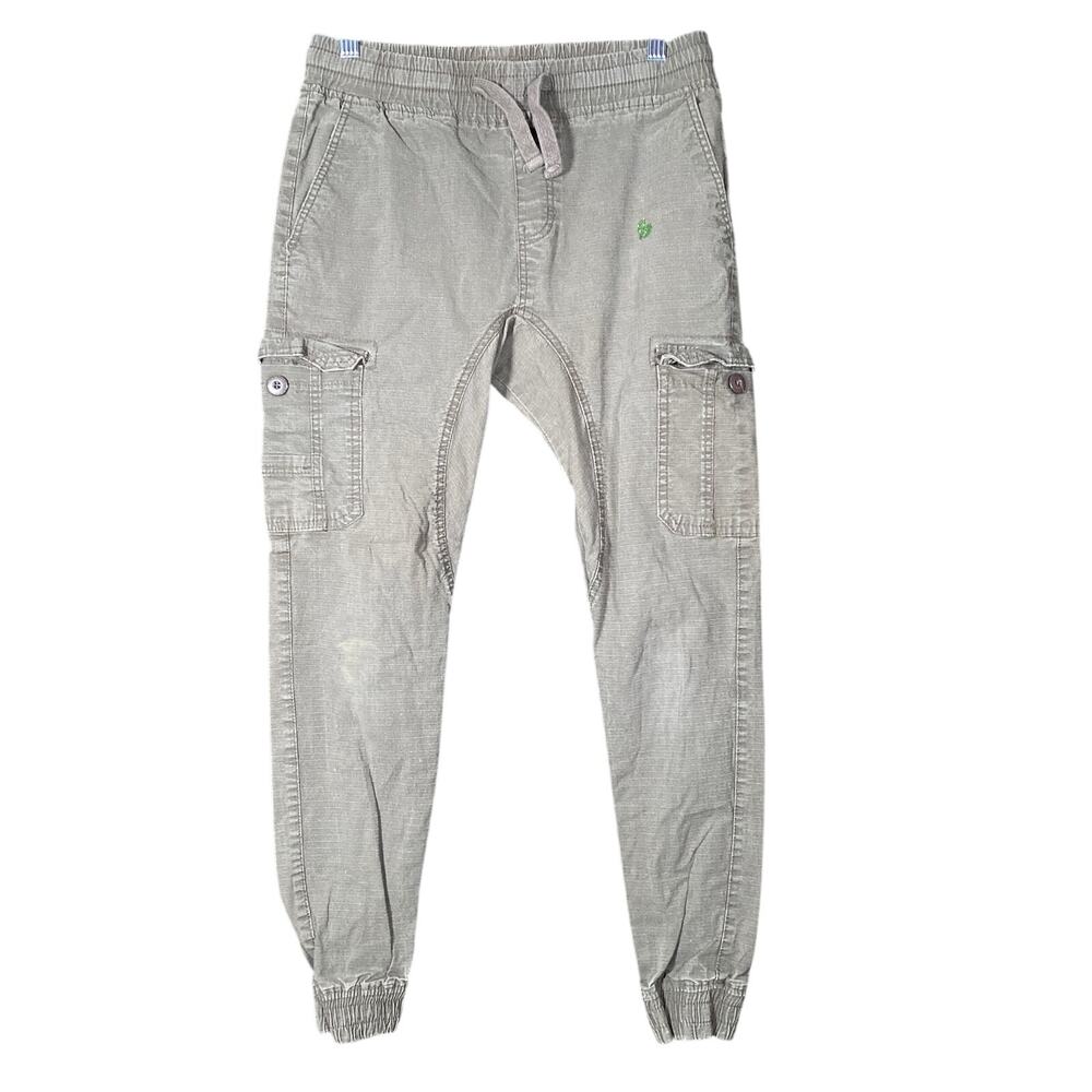 Southpole The Movement Mens Pants Green Pull On Cargo Flex Joggers Stretch Small